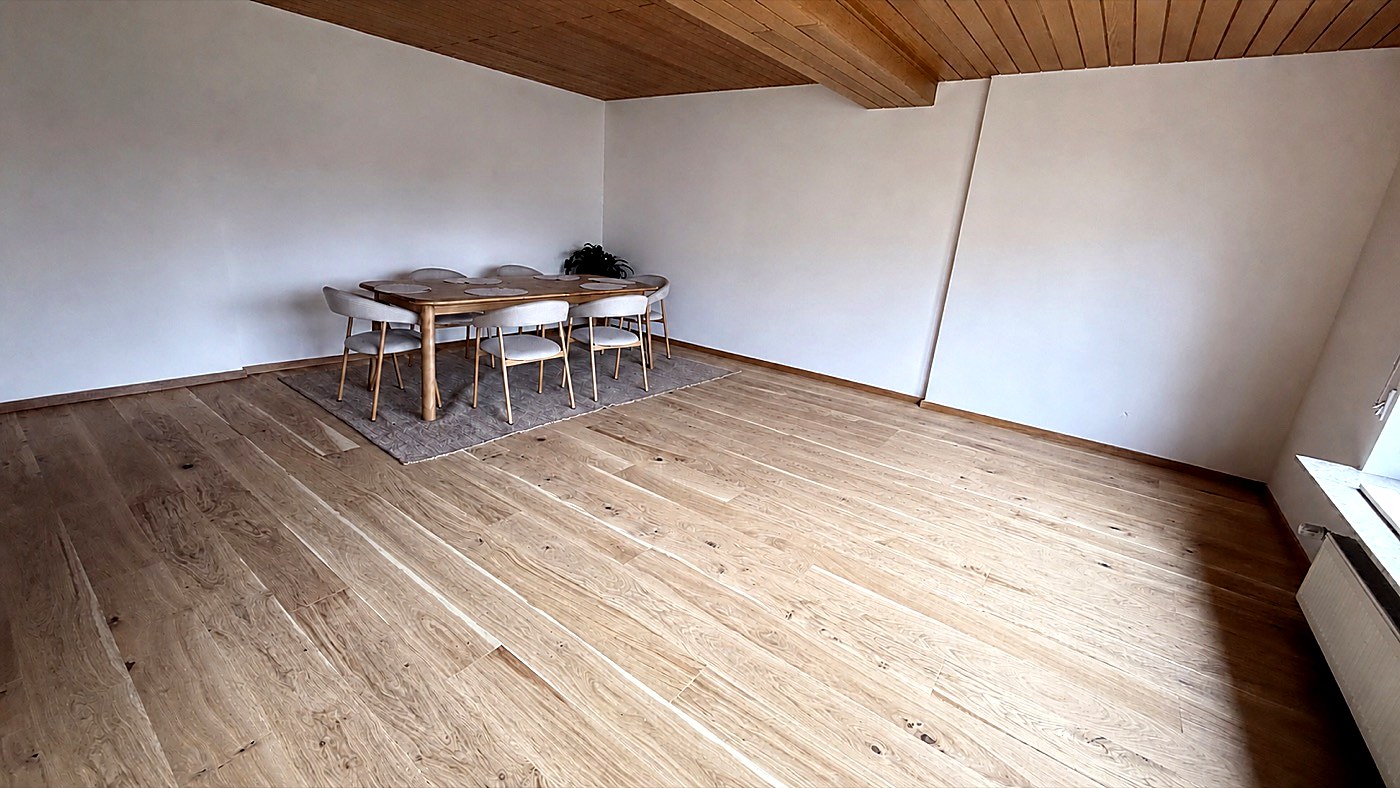 Wohnraum nach der Renovierung